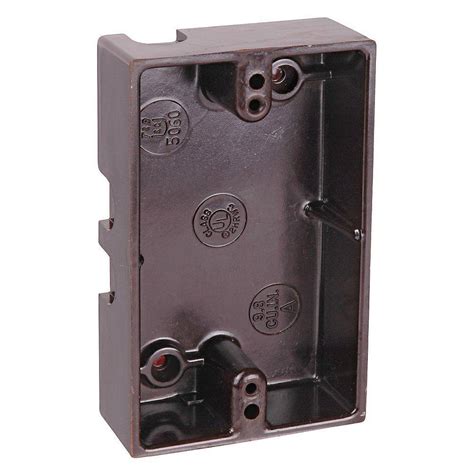 surface mount outdoor electrical box|shallow surface mount outlet box.